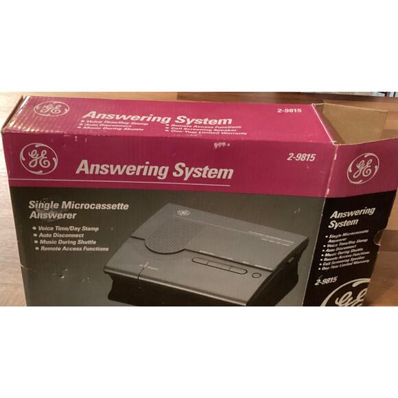 GE Answering System Fully Digital Family Answering System 2-9815 New - Picture 6 of 10
